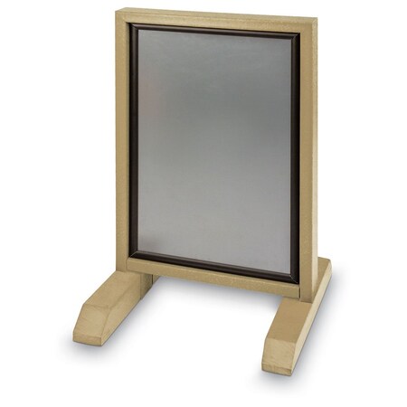 United Visual Products Sliding Door Indoor Enclosed Corkboard, 6, UV9026ACSH-GOLD-AMETHY UV9026ACSH-GOLD-AMETHY
